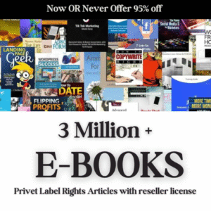 Digital Empire Vault – 3 Million eBooks + 3 Million PLR Articles (Full Resell Rights)