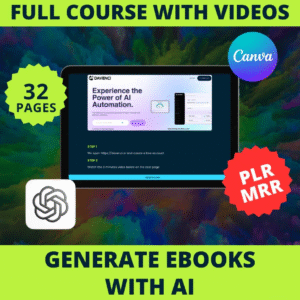 Digital Wealth with AI – Learn to Build & Sell eBooks Using ChatGPT (Full Video Course + Resell Rights)