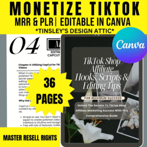 The Ultimate TikTok Shop Affiliate Bundle – Hooks, Scripts & Monetization Guide (2025 MRR Edition)