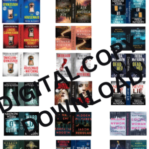 Thriller Book Nook Craft Kit – DIY Psychological MiniBooks (Printable PDF)